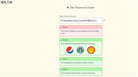 How to Play The Password Game (Neal Fun) - Pro Game Guides