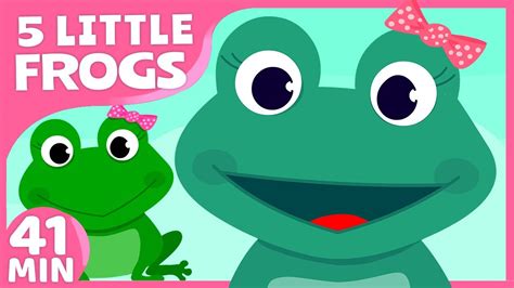 Nursery Rhymes for Kids! Five Little Speckled Frogs + More Kids Songs - YouTube