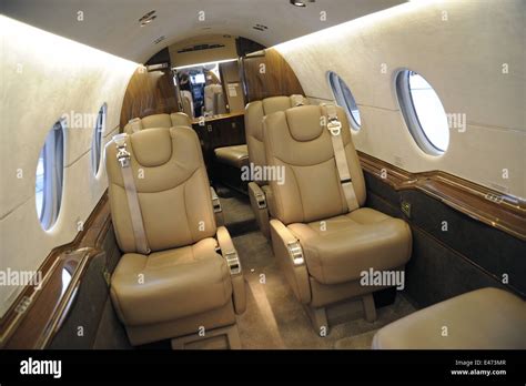 interior of an Hawker 400 A Beechjet aircraft Stock Photo - Alamy