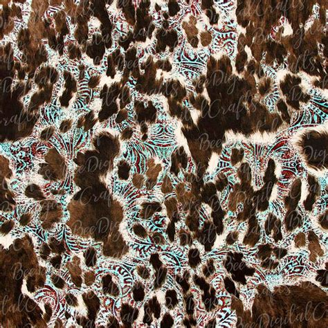 Cowhide and Tooled Leather Background Sublimation Download Cw Skin Print PNG File for ...