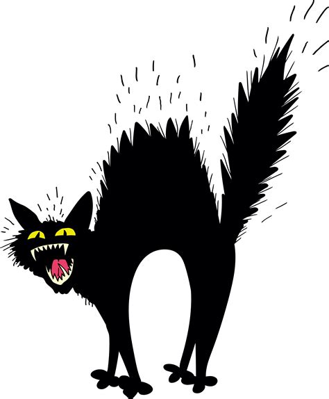 scared black cat clip art 10 free Cliparts | Download images on ...