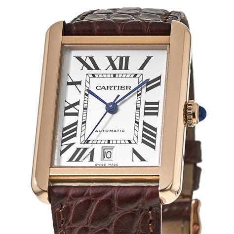 New Cartier Tank Solo Automatic Men's Watch W5200026 7612456835391 | eBay