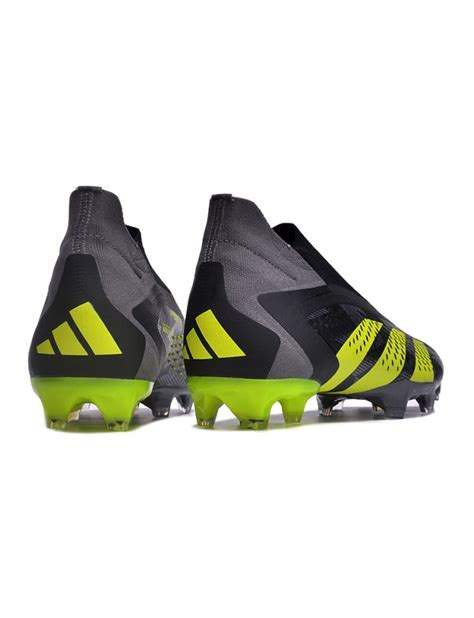 2023 adidas Predator Accuracy + FG Black Solar Yellow Grey Five