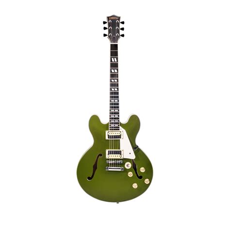 LIGHTFOOT SH DLX ELECTRIC GUITAR FLAT OLIVE – D&D Music