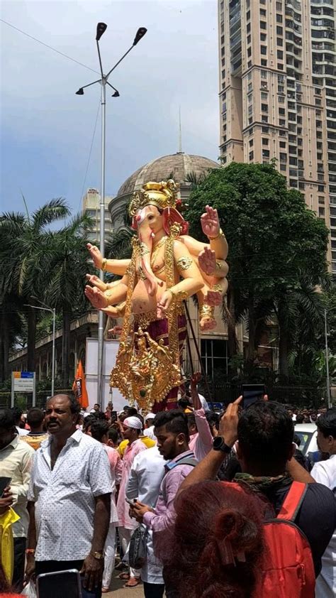 Mumbai Ganpati Visarjan | lalbaug Ganesh Visarjan | Ganpati Bappa Morya ...