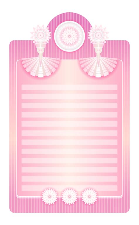 Clipart - Fancy Writing Paper Template