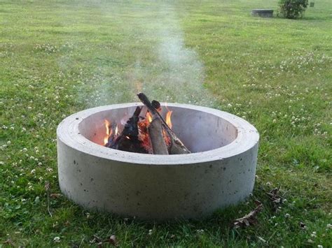 fire pit - Pure concrete hollow cylinder - Home Improvement Stack Exchange