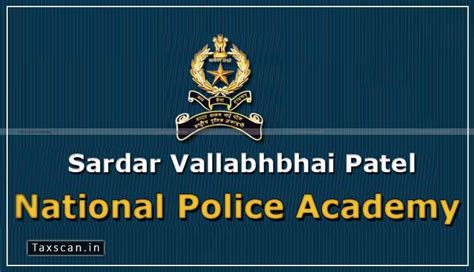 Teaching Assistants opening at Sardar Vallabhbhai Patel National Police Academy