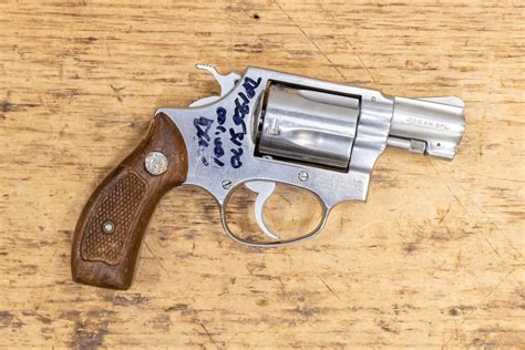 Smith & Wesson Model 60 No Dash 38 Special Police Trade-in Revolver | Sportsman's Outdoor Superstore