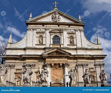 Architecture from Krakow City Poland Stock Image - Image of mariacki ...