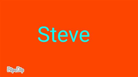 Rainbow Steve Intro - YouTube