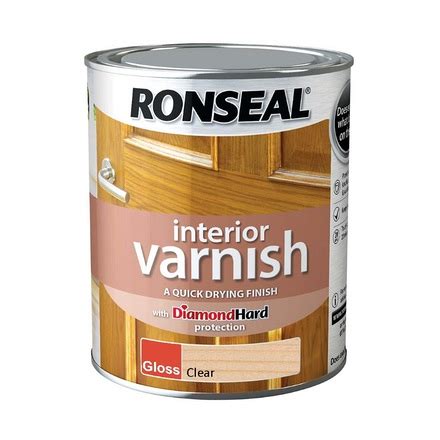 Ronseal - Interior Wood Varnish - Clear Gloss - 750ml