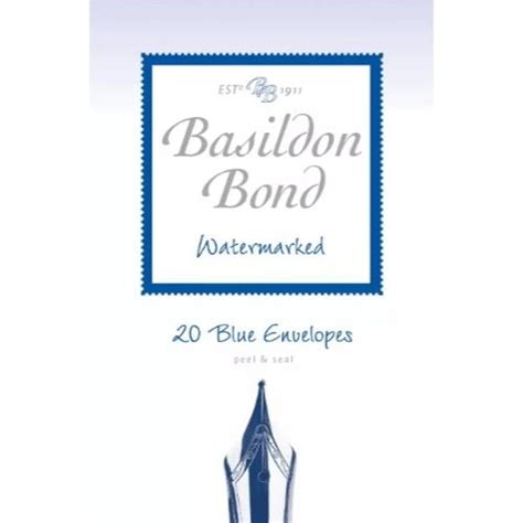 Basildon Bond Small Blue Envelopes (143 x 95 mm) Pk 20 • Colemans