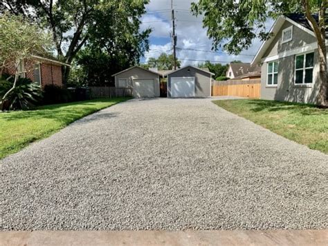 Limestone Gravel Driveway Installation - Houston, TX