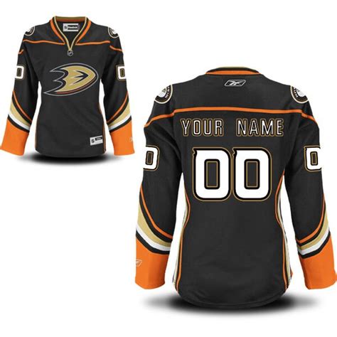 Reebok Anaheim Ducks Women's Premier Alternate Custom Jersey - Black ...