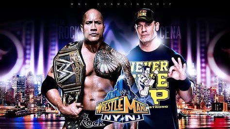 The Rock vs. John Cena Wrestlemania 29 by isharkfeli, wwe rock vs HD ...