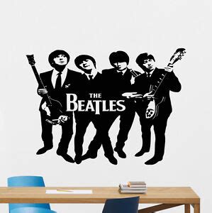 The Beatles Wall Decal Music Band Vinyl Sticker Lennon Art Decor Mural 18sss | eBay