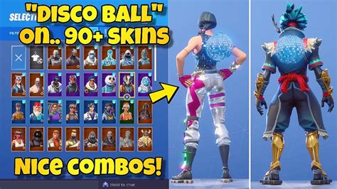 NEW "DISCO BALL" BACK BLING Showcased With 90+ SKINS! Fortnite Battle Royale - NEW DISCO DIVA ...