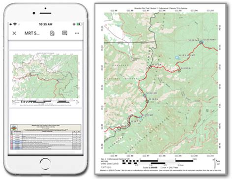 Mogollon Rim Trail mapset