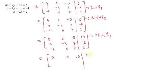 SOLVED:Use row operations on an augmented matrix to solve each system of equations. Round to ...