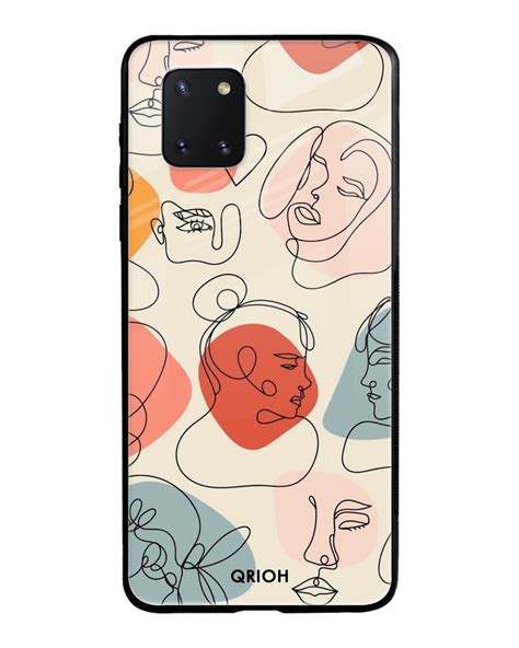 Buy Faces Printed Premium Glass Cover For Samsung Galaxy Note 10 lite ...