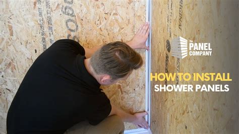 How to Install Shower Panels | The Panel Company - YouTube