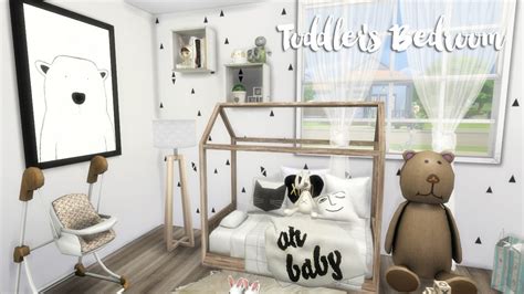 The Sims 4: Toddler's Room Build | Toddler room, Sims 4 bedroom, Sims 4 ...