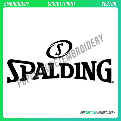 Spalding Logo - Official Logo for Embroidery & Vector • Pop Culture Embroidery • 100k ...