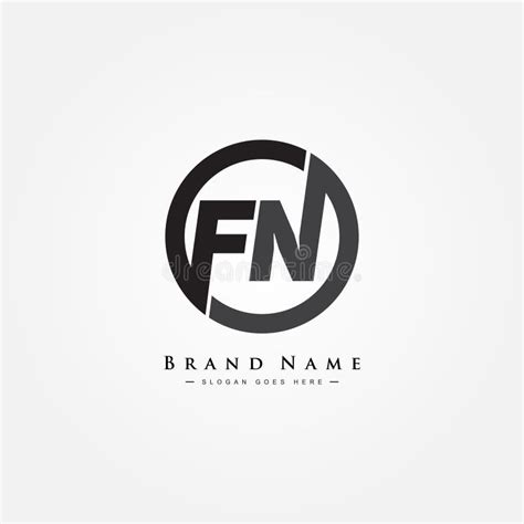 Initial Letter FN Logo - Minimal Business Logo for Alphabet F and N ...