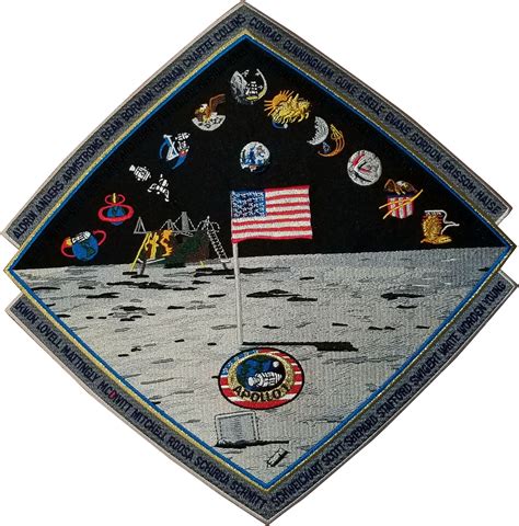 Shop Apollo Commemorative 12" Mission Back Patch Online from The Space ...