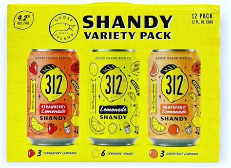 Goose Lemonade Shandy Variety 12 pack/12oz cans - Beverages2u