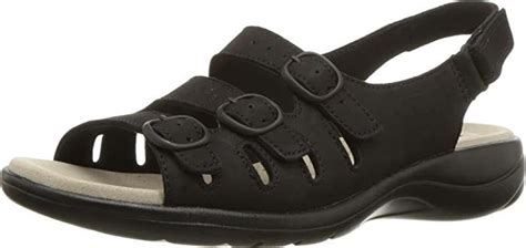 Clarks Saylie Quartz (Navy Nubuck) Women's Sandals | Clarks women's ...