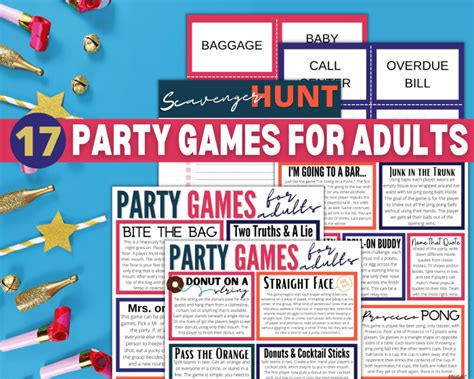 17 Unforgettable & Fun Adult Birthday Party Games - Print Now!