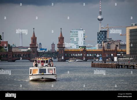 Berlin. Germany. River boat tour on the Spree Stock Photo - Alamy