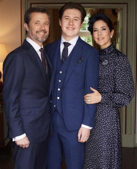 Prince Christian of Denmark’s confirmation took place at 11am today, 15th May 2021 at the Royal ...