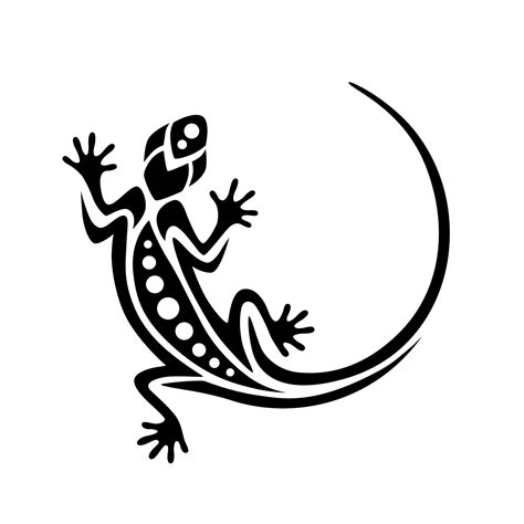 lizard vector tattoo design ,lizard illustration 10450347 Vector Art at Vecteezy