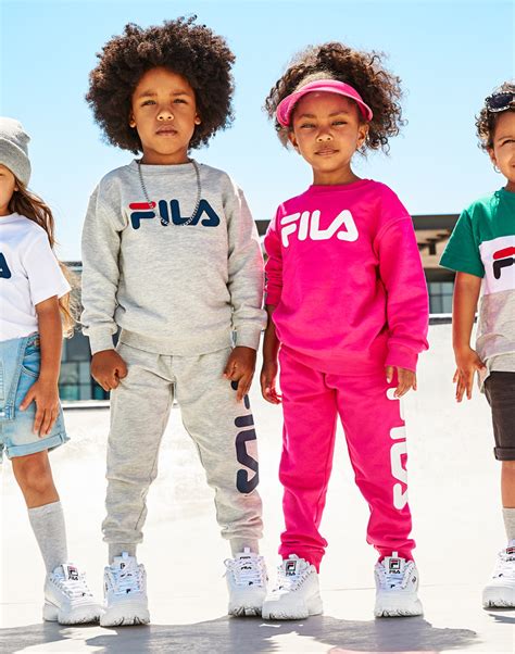 Kids Style Lounge | FILA Classic Logo Sweatshirt Unisex - grau | Kindermode online kaufen