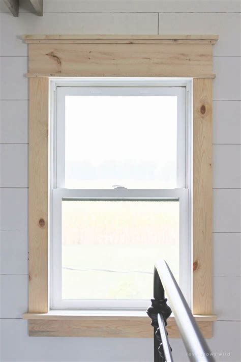 Farmhouse Style Window Trim