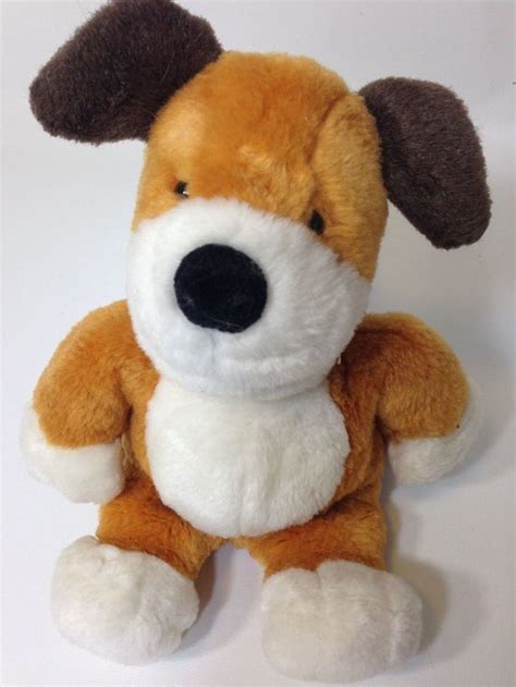 Kipper the Dog Plush Prestige Puppy Brown White Bean Bag Stuffed Animal 1998 -8" #Prestige ...