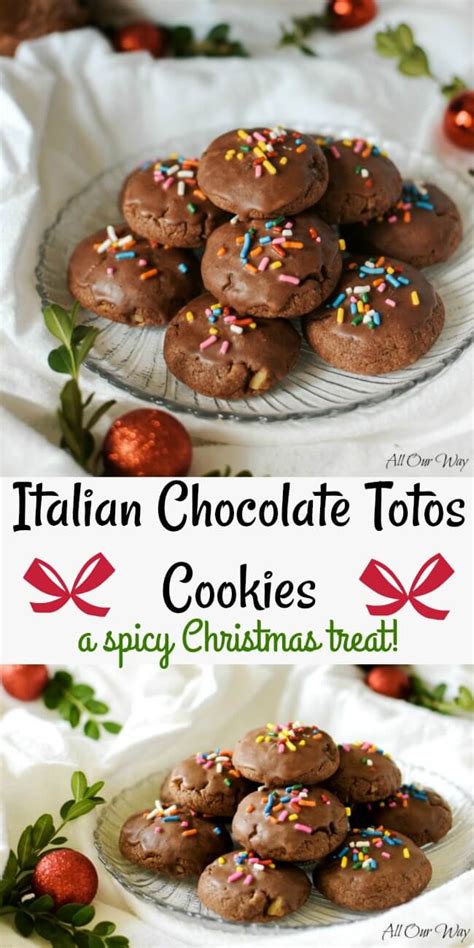 Italian Chocolate Toto Cookies |Traditional Christmas Treat