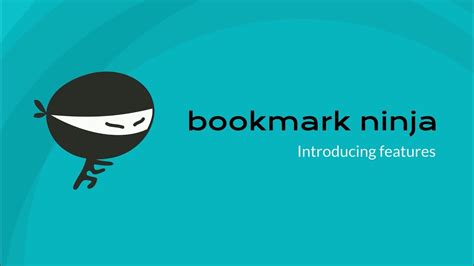 Bookmark Ninja features demo - YouTube