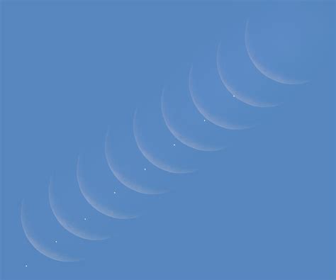 Moon Venus Occultation Photograph by Philip Cruden - Pixels