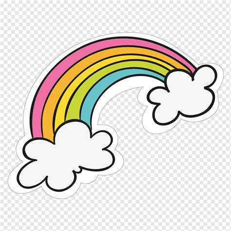 Cartoon Rainbow SVG