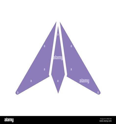 Flat Paper plane Icon Symbol Vector Illustration Stock Vector Image ...