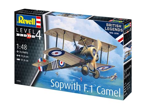 Revell Sopwith Camel 48th Scale Plastic Model Kit 100 Years RAF Special Edition 03906 | Hobbies