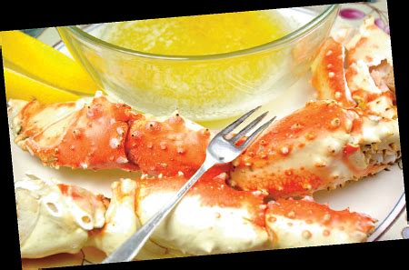 King Crab with Butter Sauce