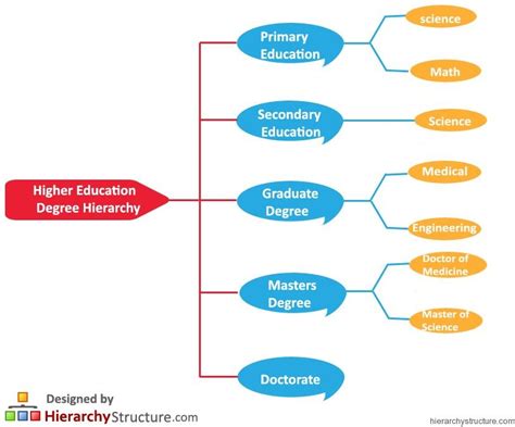 Higher Education Degree Hierarchy | Higher education, Education degree ...