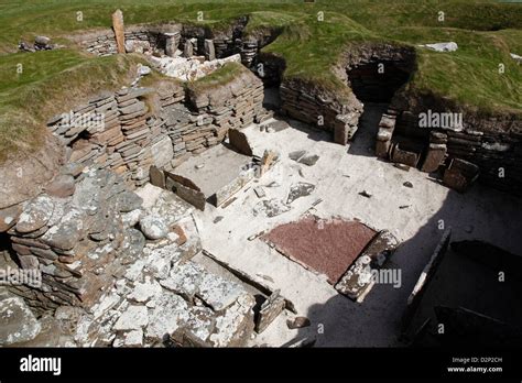 Skara Brae is a stone-built Neolithic settlement, located on the Bay of ...