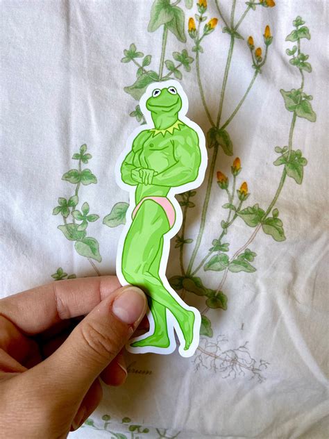 Buff Kermit the Frog Stickers – Hollandaize Art