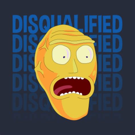 DISQUALIFIED - Rick And Morty - T-Shirt | TeePublic